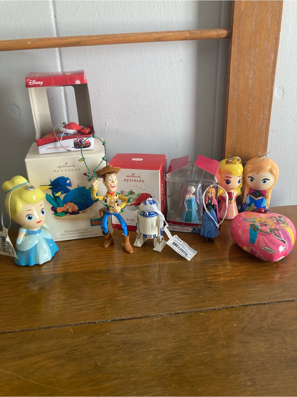 Lot of 11 Disney Ornaments